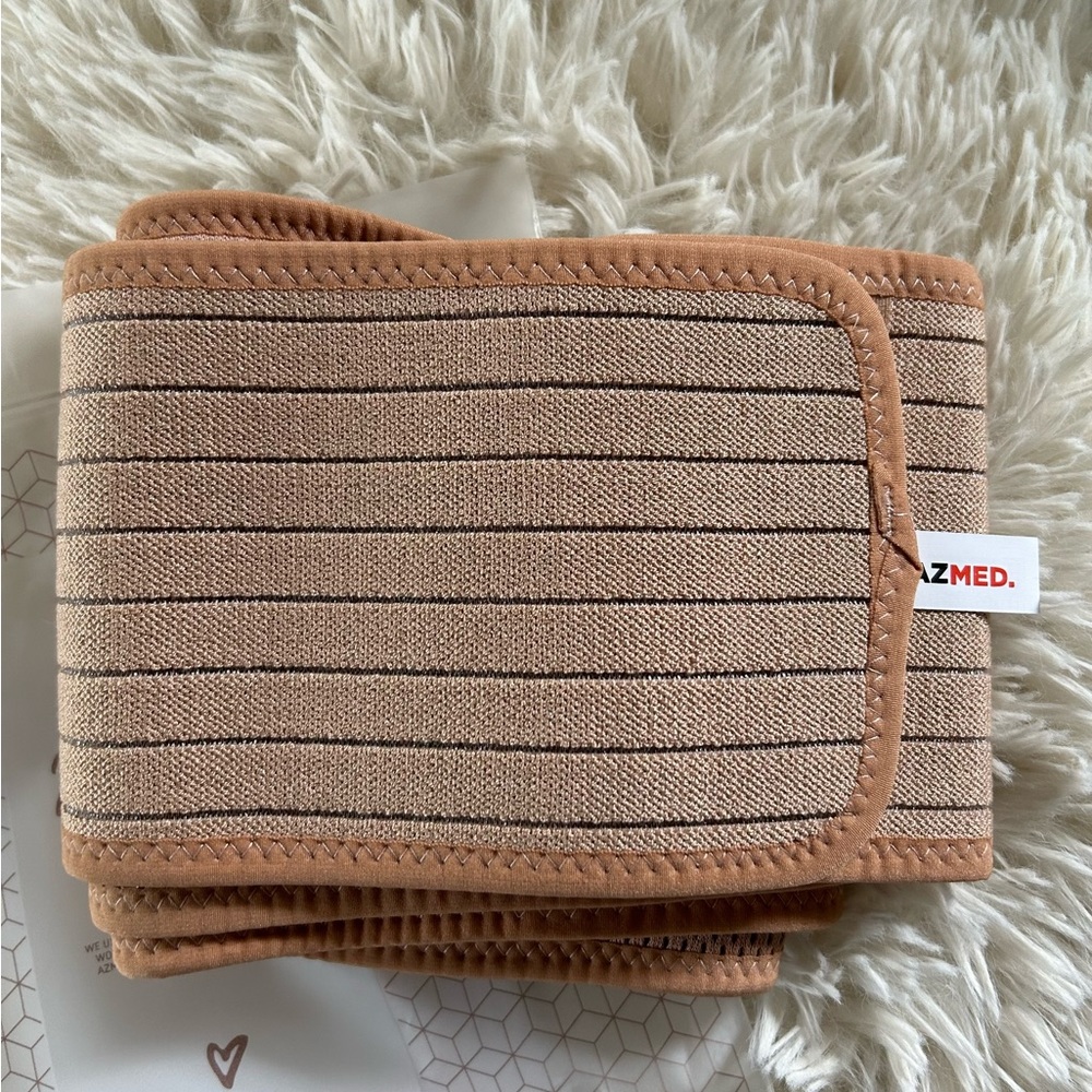 Maternity Belt, One Size, Azmed Brand, Beige Colour